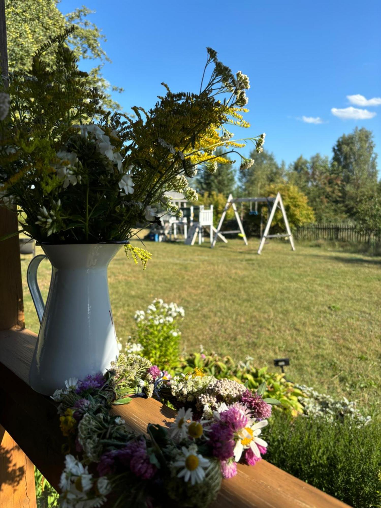 Villa Wakacyjny Dom W Sakach Kleszczele Esterno foto